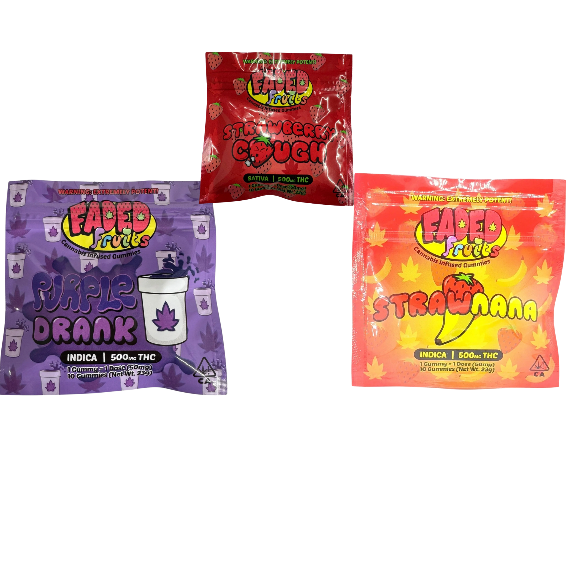 Faded Fruit Gummies (500mg) | Indica | Blueberry Pie