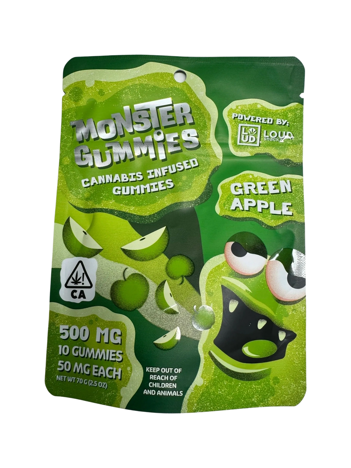 Monster Gummies | Gummy | Green Apple