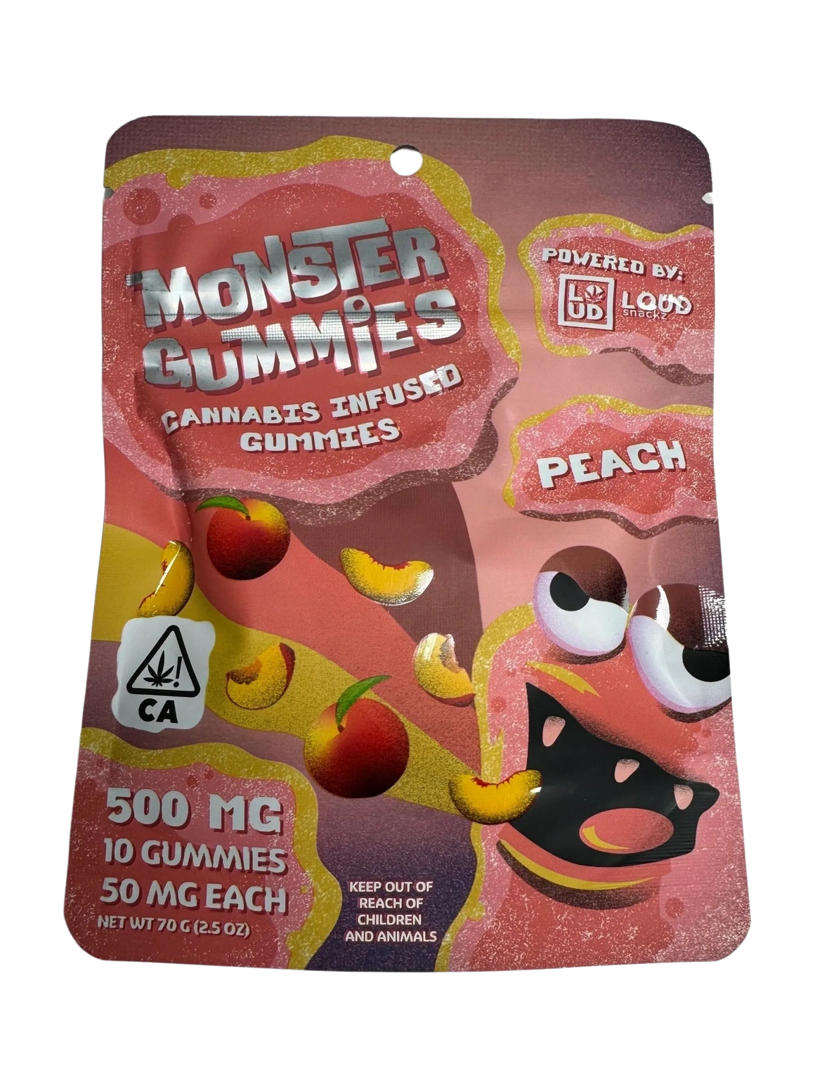 Monster Gummies | Gummy | Peach