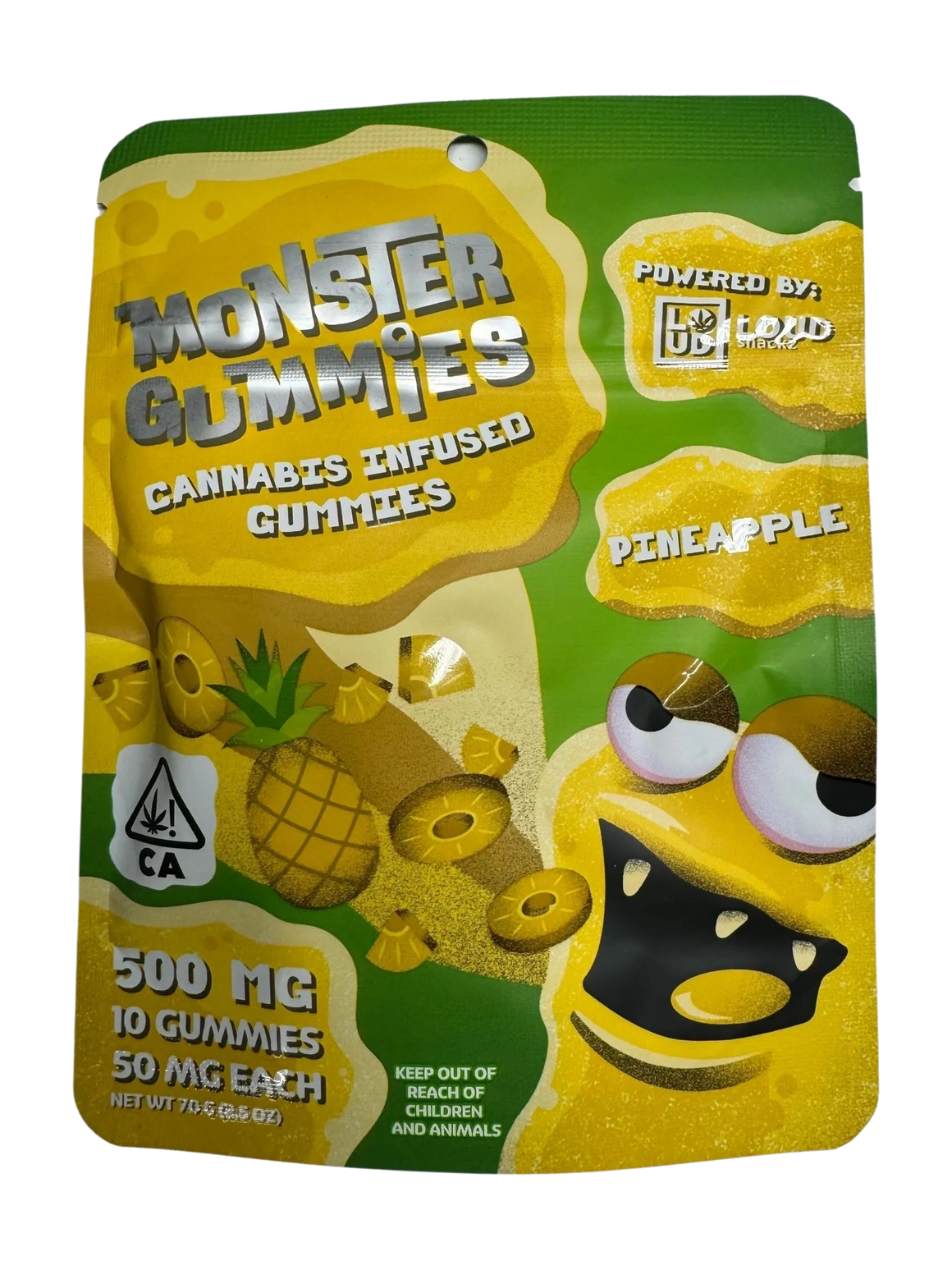 Monster Gummies | Gummy | Pineapple