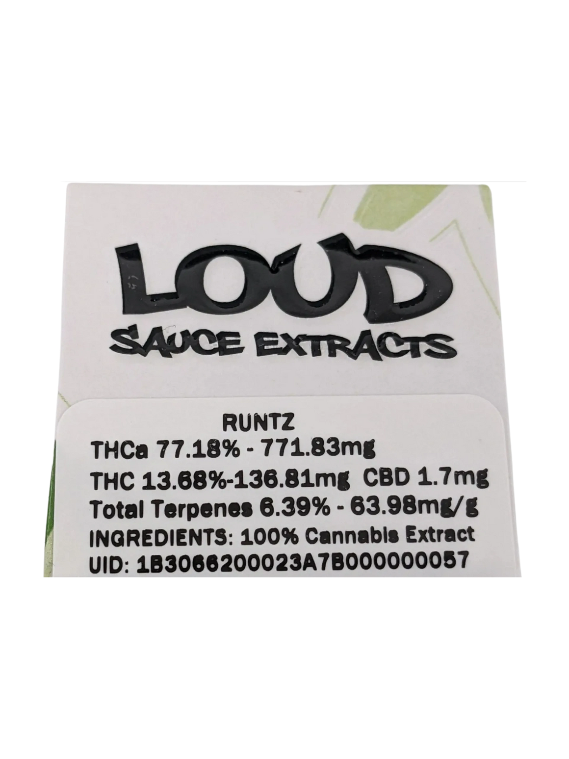 Loud Sauce Extracts | Sugar Runtz 1G | 3G | 7G