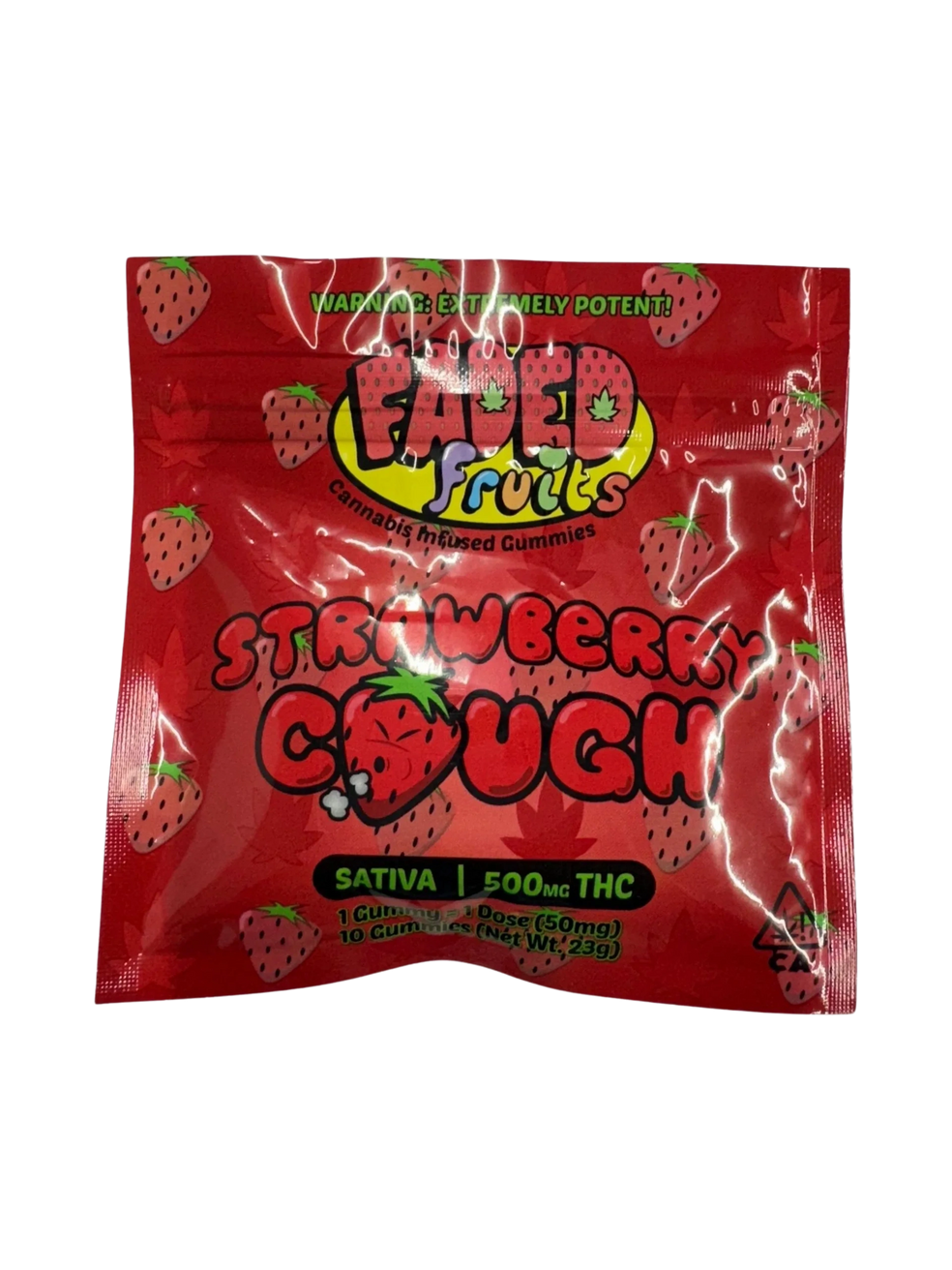 Faded Fruit Gummies (500mg) | Sativa | Strawberry Cough