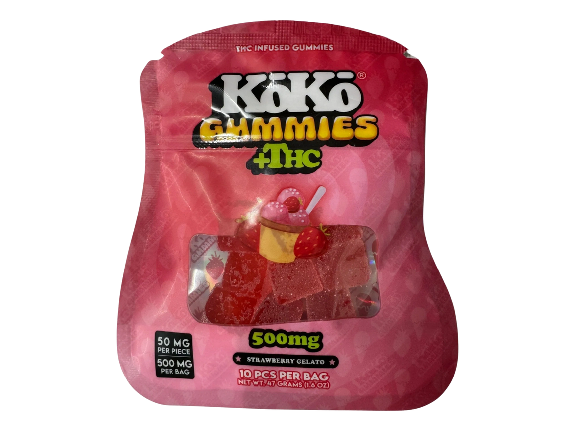 Various Mixed Edibles | Koko Gummies- Strawberry Gelato
