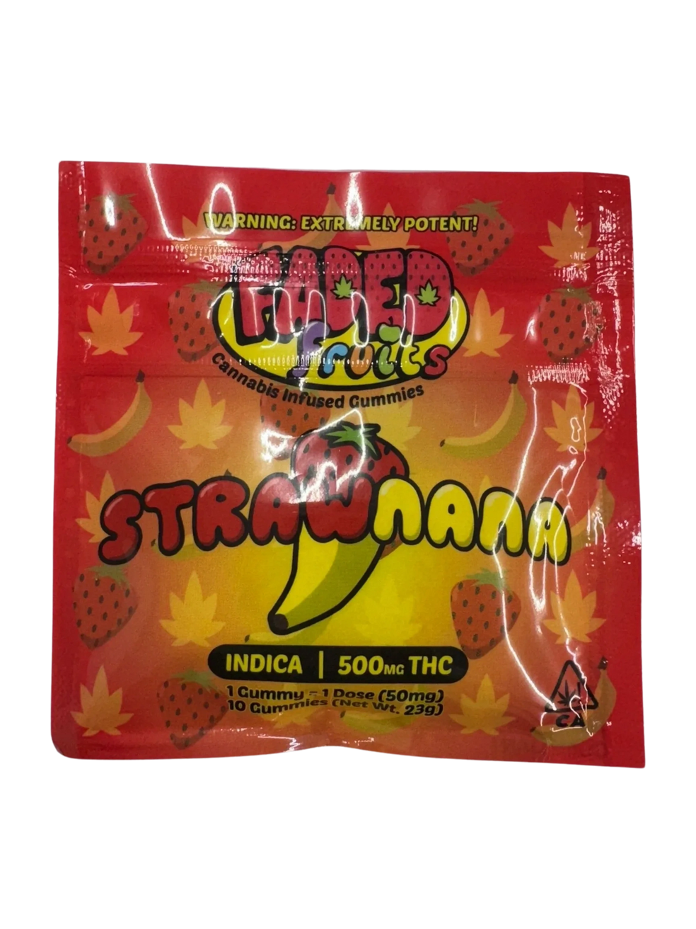 Faded Fruit Gummies (500mg) | Indica | Strawnana