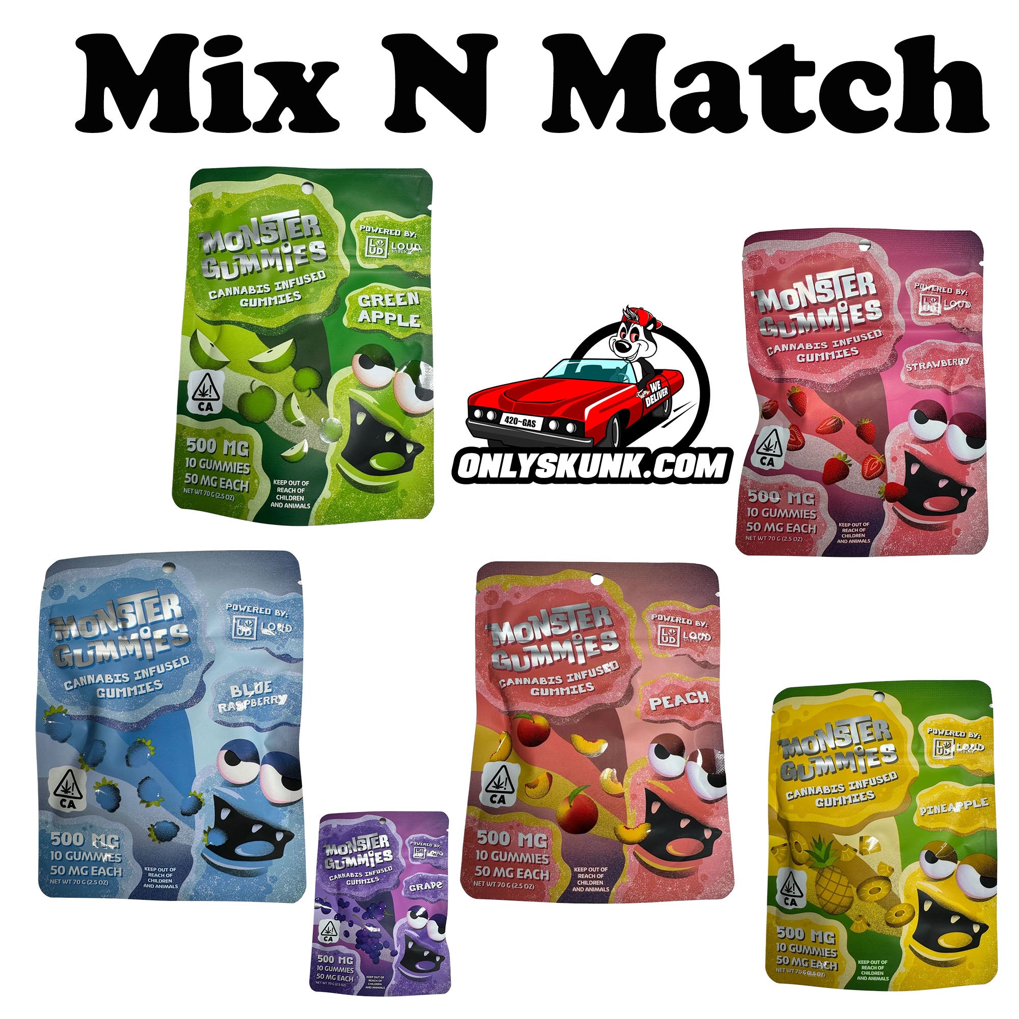 Donate & Get Mix N Match Monster Gummies