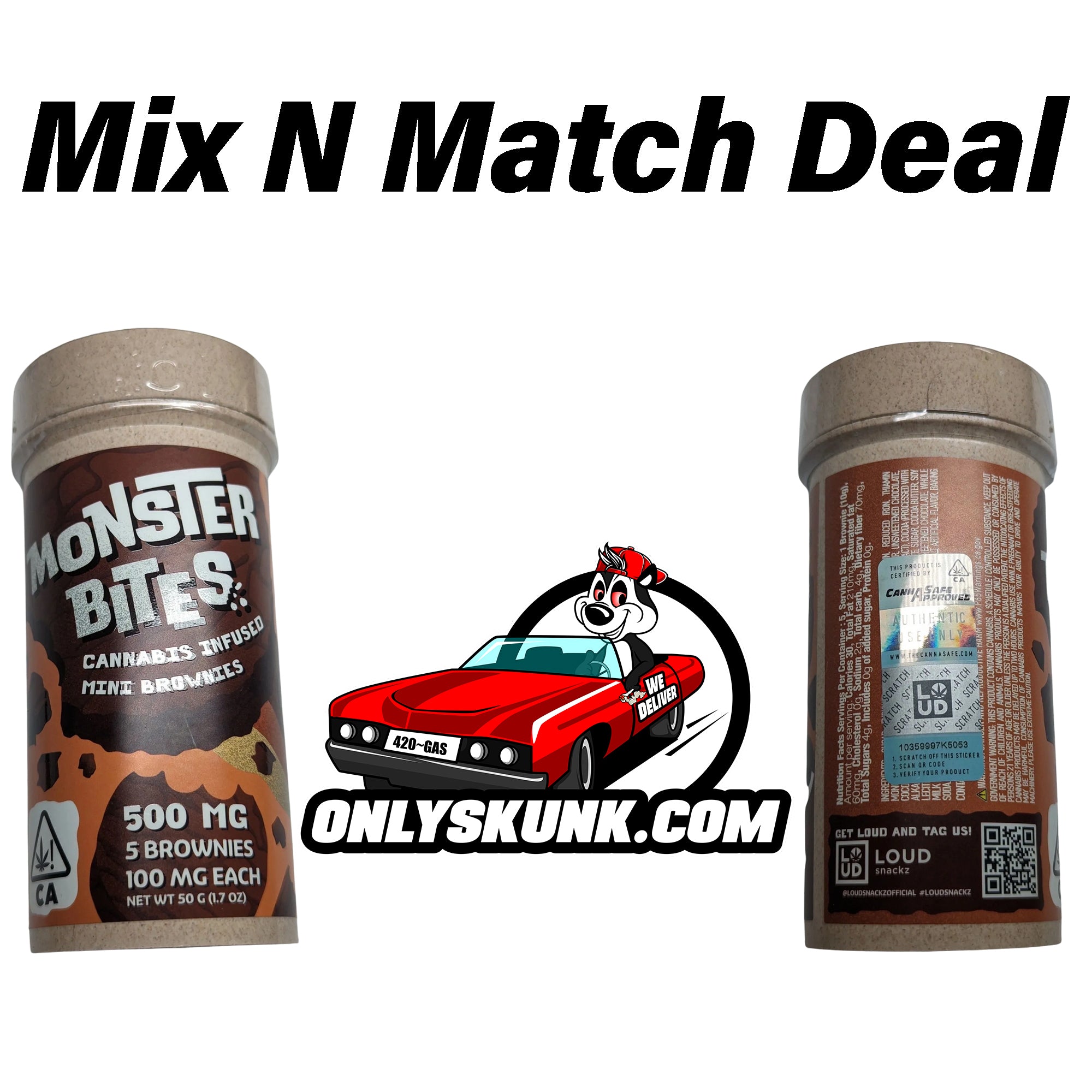 Donate & Get Mix N Match Monster Brownies