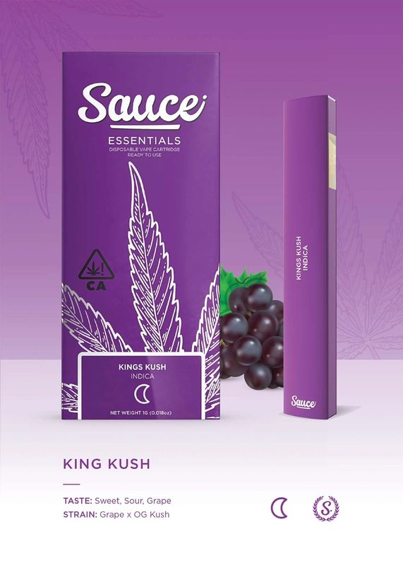 Sauce Bar Disposable Vape | Kings Kush - onlyskunk