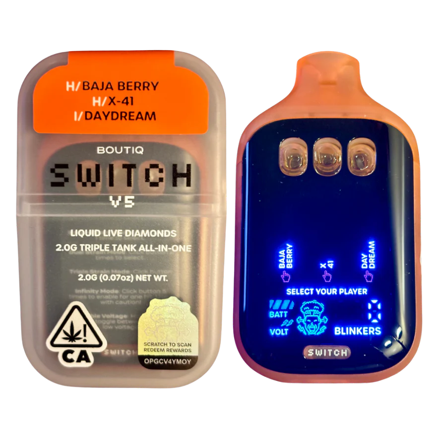 BOUTIQ SWITCH V5: Baja Berry + X-41 + Daydream