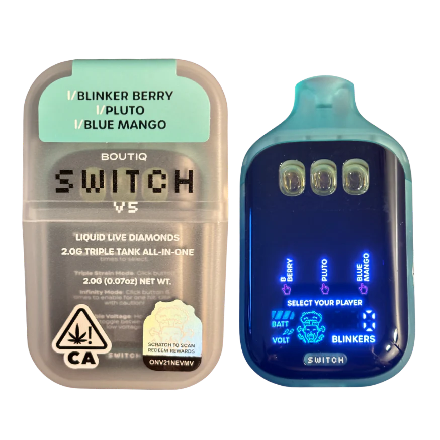 BOUTIQ SWITCH V5: Blinker Berry + Pluto + Blue Mango