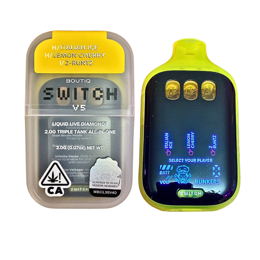BOUTIQ SWITCH V5: Italian Ice + Lemon Cherry + Z-Runtz