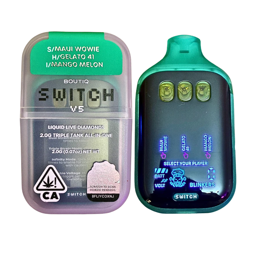 BOUTIQ SWITCH V5: Maui Wowie + Gelato 41 + Mango Melon