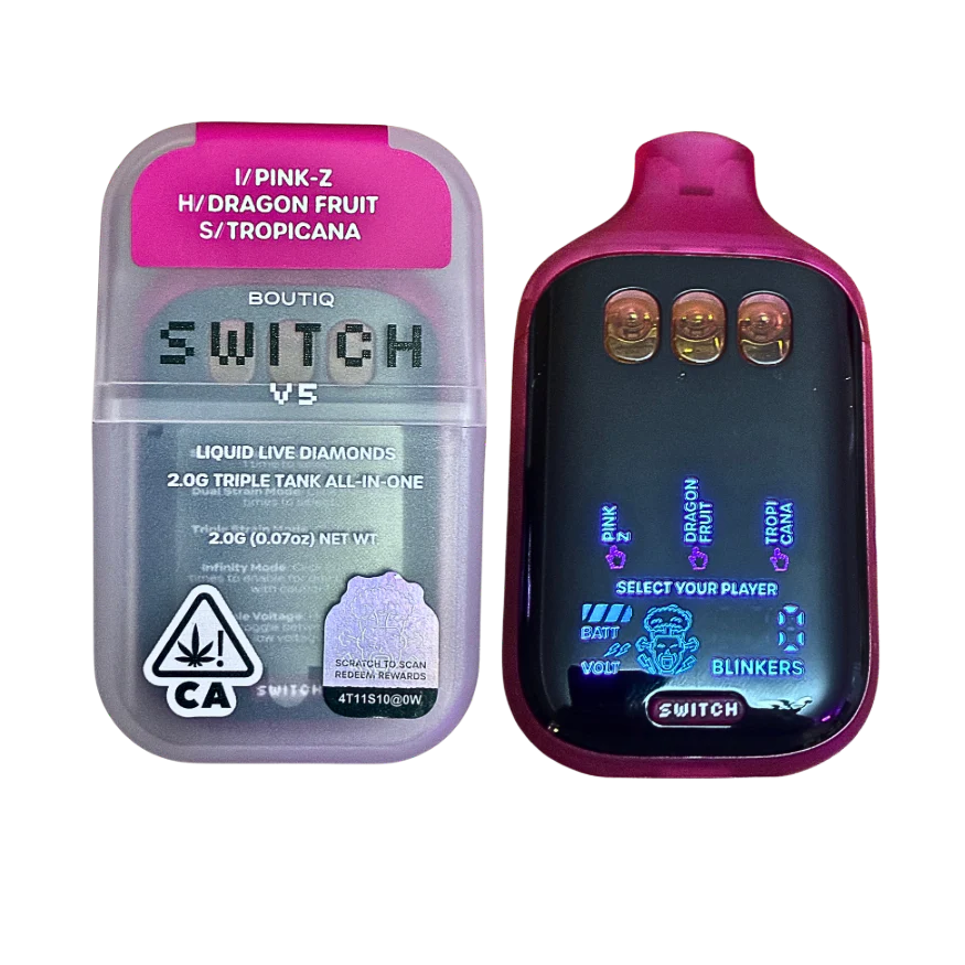 BOUTIQ SWITCH V5: Tropicana + Dragon Fruit + Pink-Z