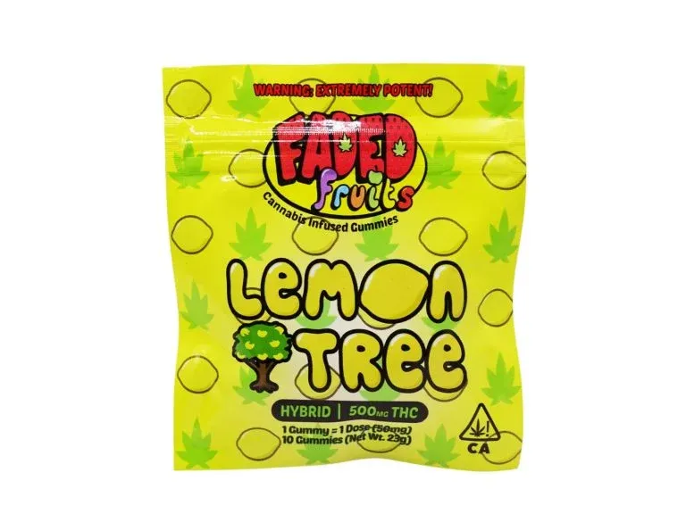 Faded Fruit Gummies: Lemon Tree