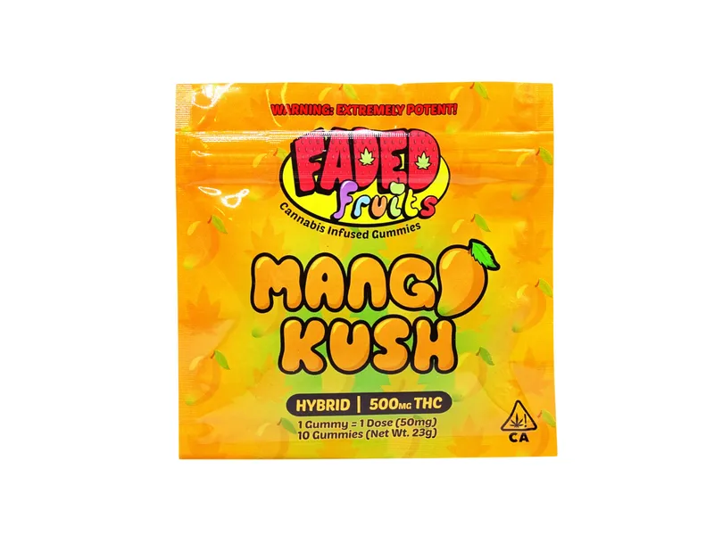 Faded Fruit Gummies: Mango Kush