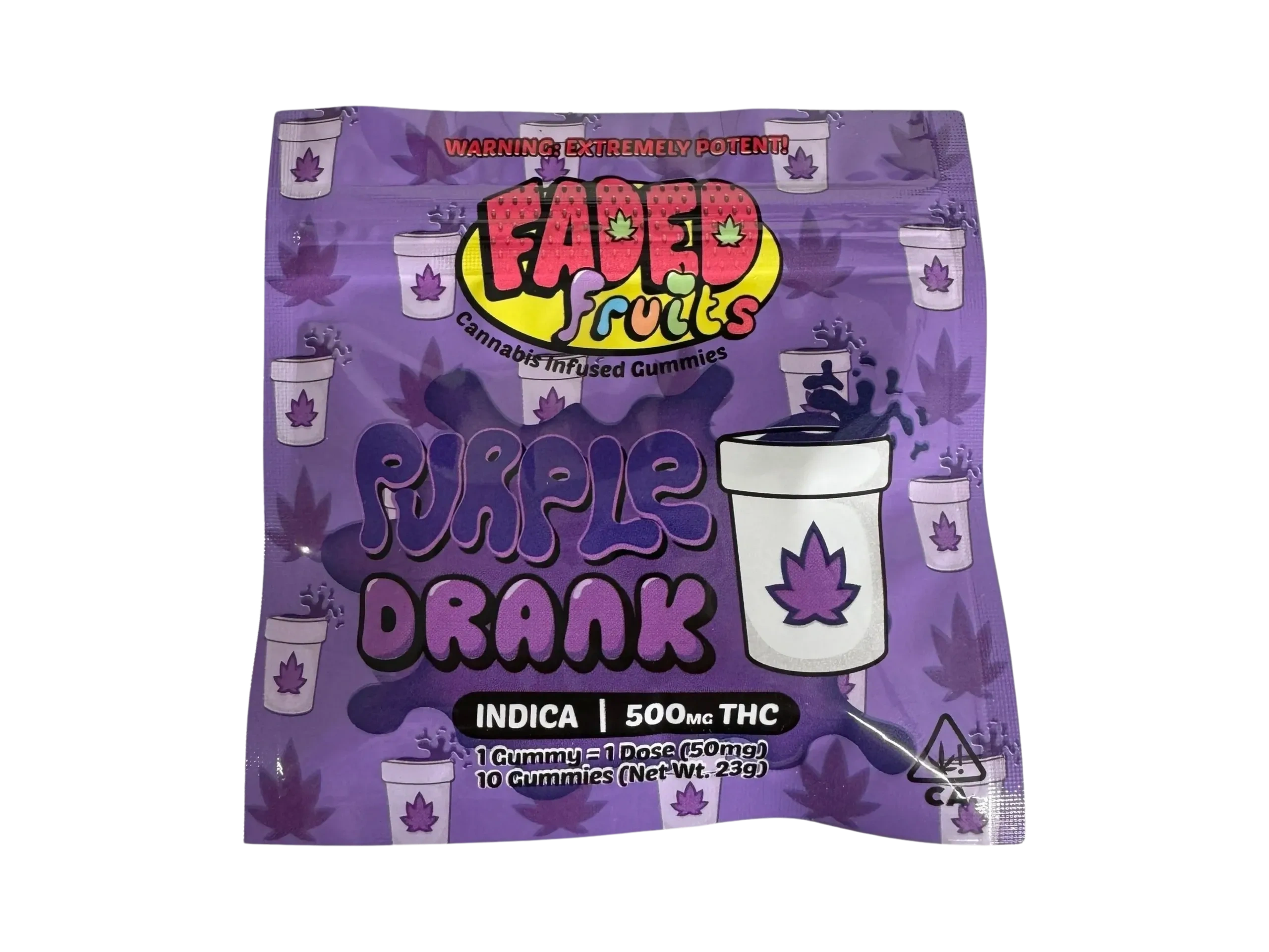 Faded Fruit Gummies: Purple Drank
