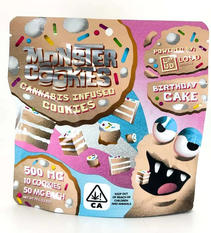 Monster Cookies: Birthday Cake