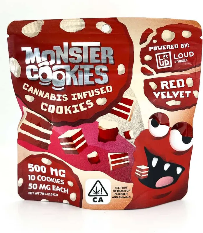 Monster Cookies: Red Velvet