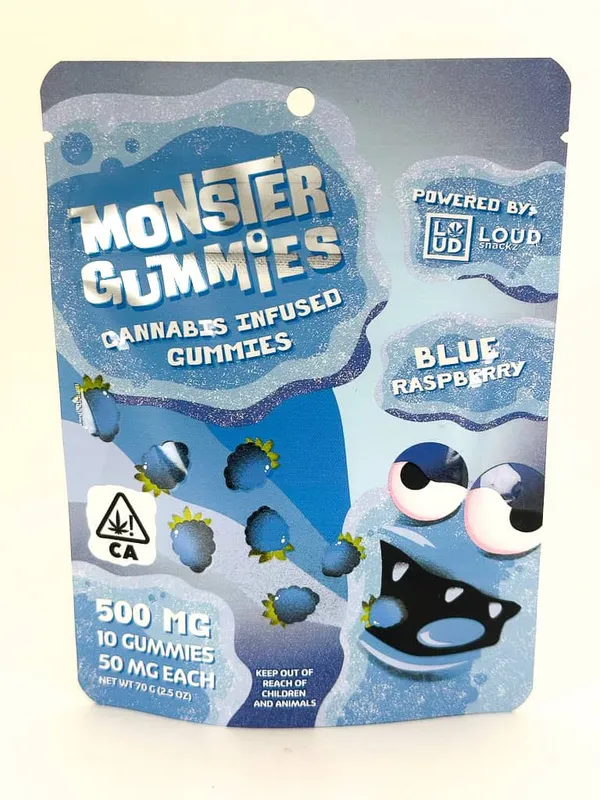 Monster Gummies: Blue Raspberry