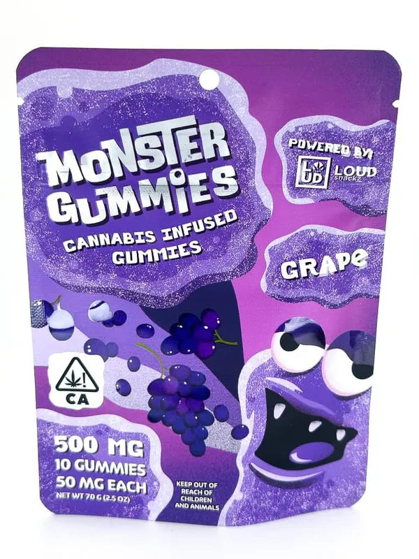 Monster Gummies: Grape