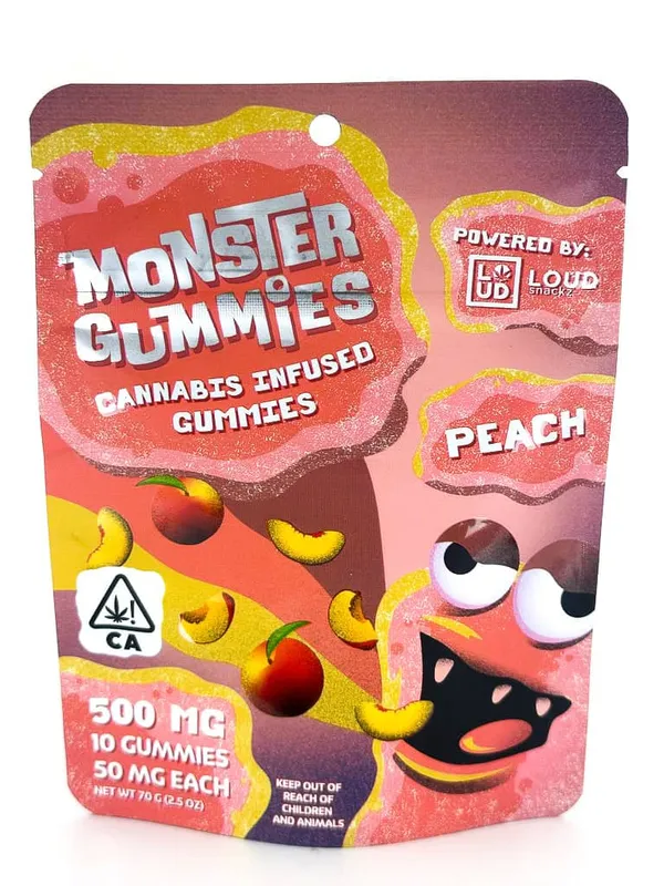 Monster Gummies: Peach