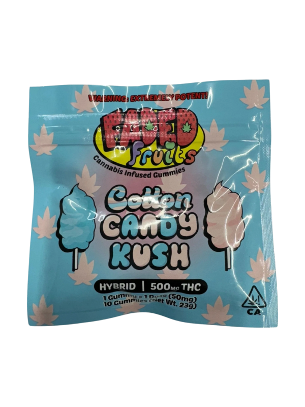 Faded Fruit Gummies: Cotton Candy Kush