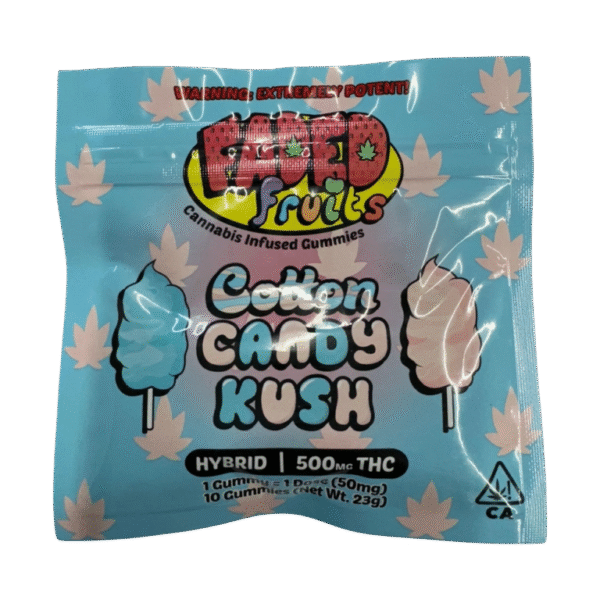Faded Fruit Gummies: Cotton Candy Kush
