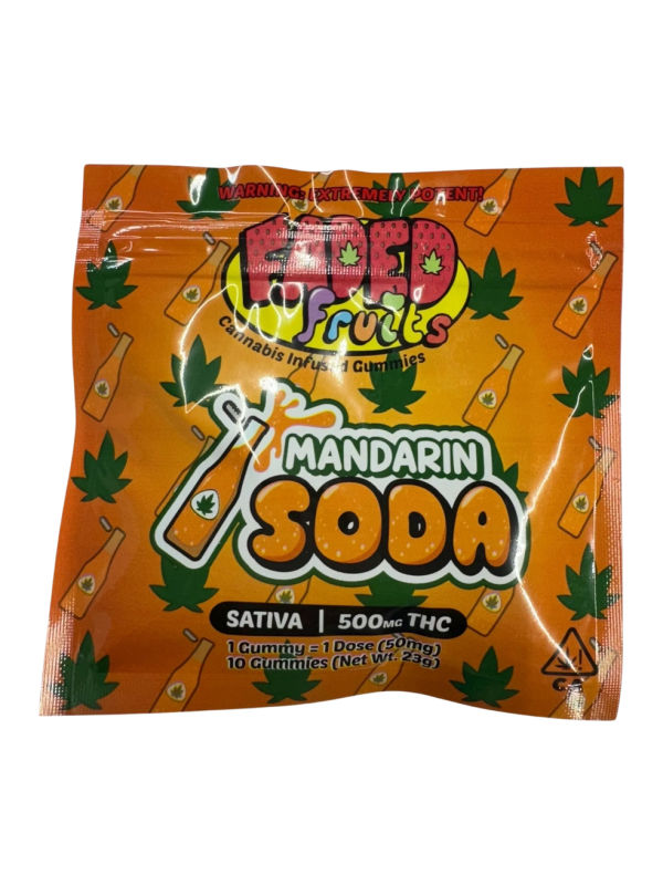 Faded Fruit Gummies: Mandarin Soda