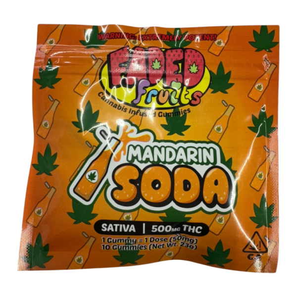 Faded Fruit Gummies: Mandarin Soda