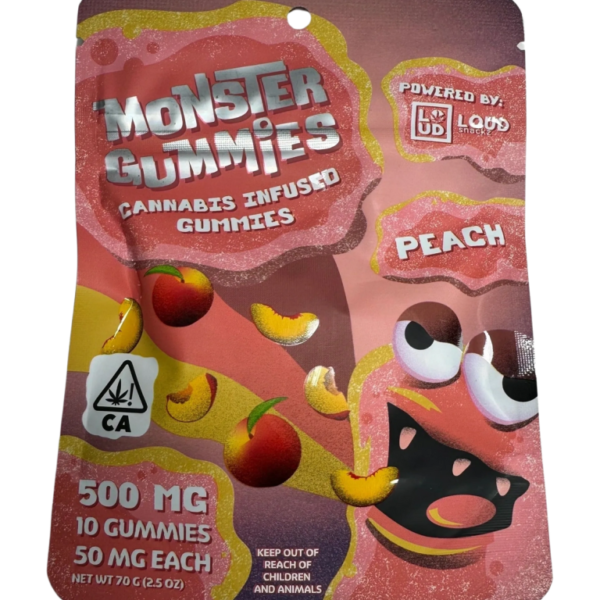 Monster Gummies | Gummy | Peach