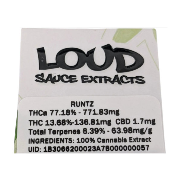 Loud Sauce Extracts | RS Runtz 1G | 3G | 7G