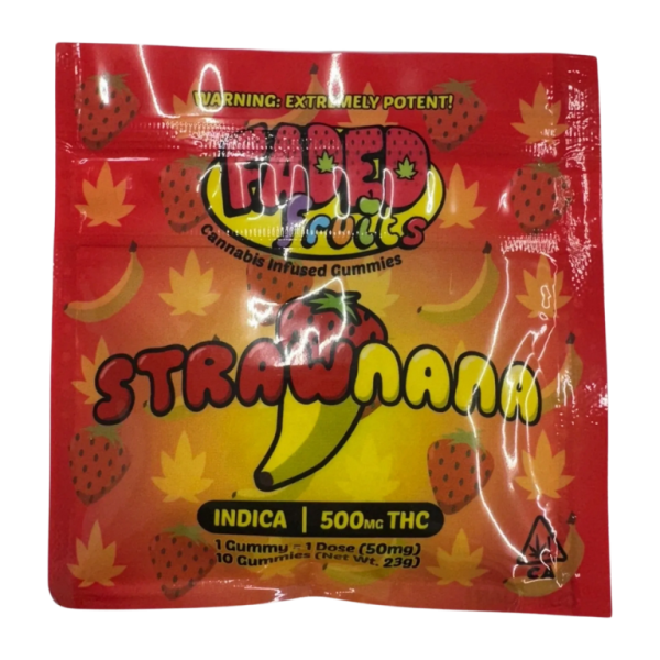 Faded Fruit Gummies (500mg) | Indica | Strawnana