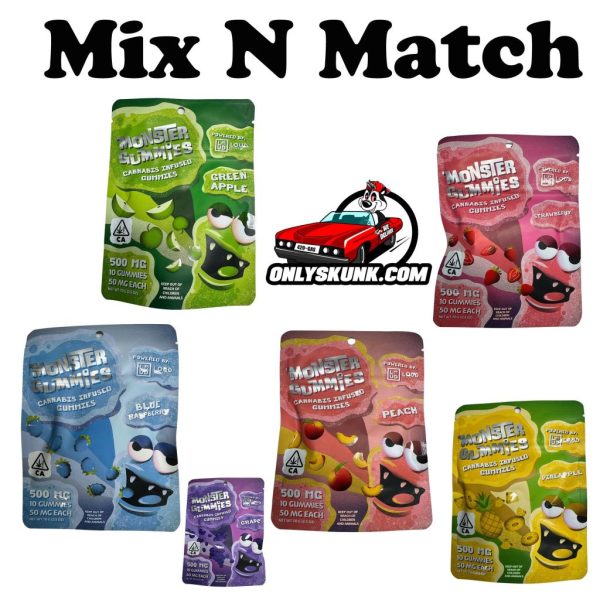 Donate & Get Mix N Match Monster Gummies (100MG)