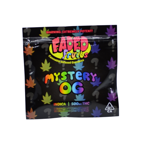 Faded Fruit Gummies (500mg) | Indica | Mystery OG