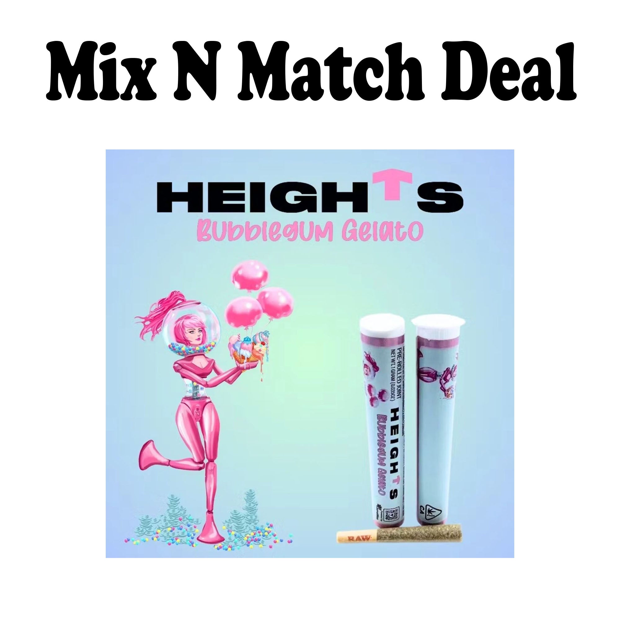 HEIGHTS PREROLLS 1G Mix N Match