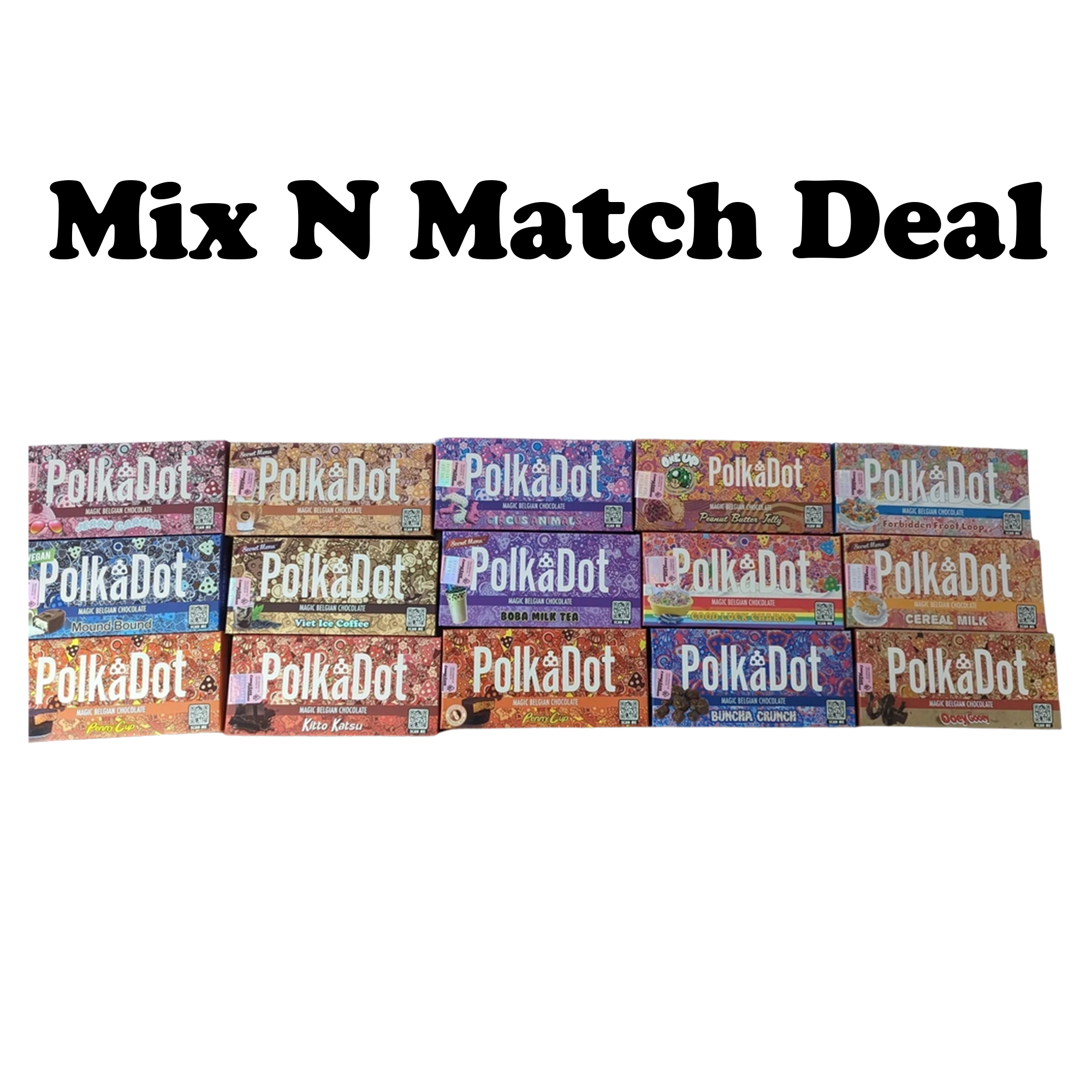 Donate & Get Mix N Match Polka Dot Bars 4G Magic Chocolate Bars